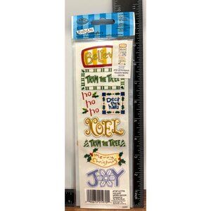 Royal Langnickel EZ RUB ON Transfer HOLIDAY WORDS FTIP-1277 TIP OF THE BRUSH